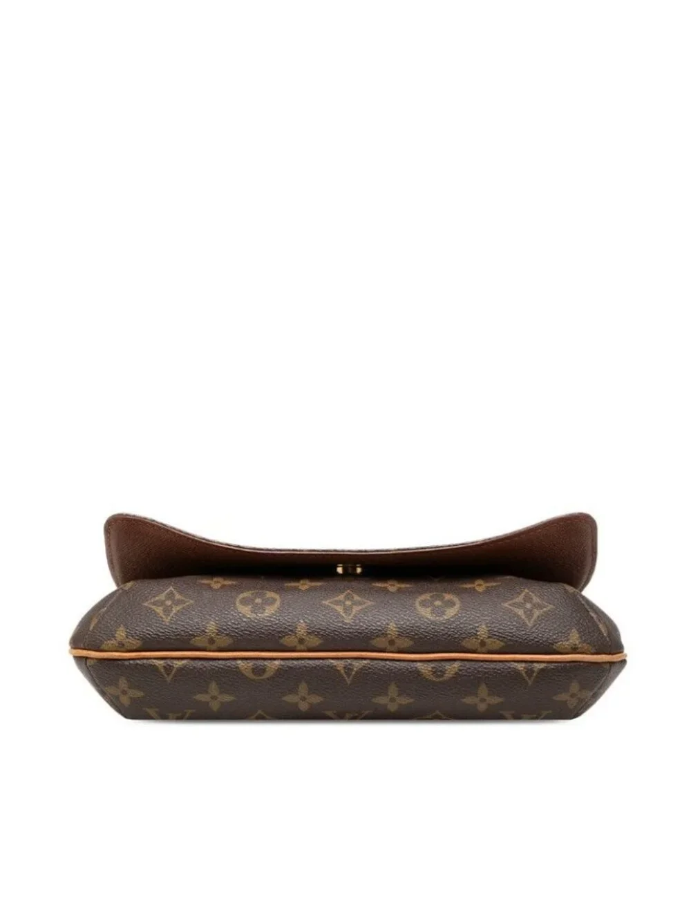 Louis Vuitton Monogram Musette Tango Short Shoulder Bag Brown Leather